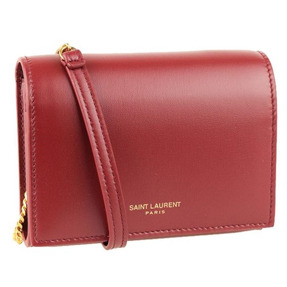 Saint Laurent Shoulder wallet Red Shoulder Bag - Picture 1 of 2